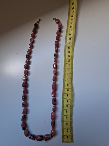 Perlenkette rhodonit 48cm - rhodonit,