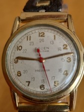 SEHR SELTENE VINTAGE GRUEN VERITHIN PRECISION HERRENARMBANDUHR