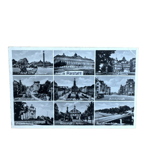 Postkarte rastatt mehrbild - rastatt,