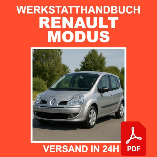 Workshop manual renault modus - renault,