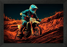 Gerahmtes Wandbild Freestyle