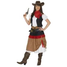 Rubies Cowboy Cowgirl Western Kostüm Fasching Karneval. Gr. 42
