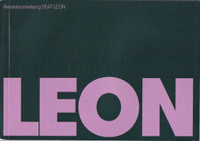 SEAT LEON + SPORTSTOURER  Betriebsanleitung 2024 Bedienungsanleitung Handbuch BA