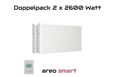 Elektroheizung 2x2600W Heizung Flächenspeicherheizung smart Schamotte 7% Rabatt