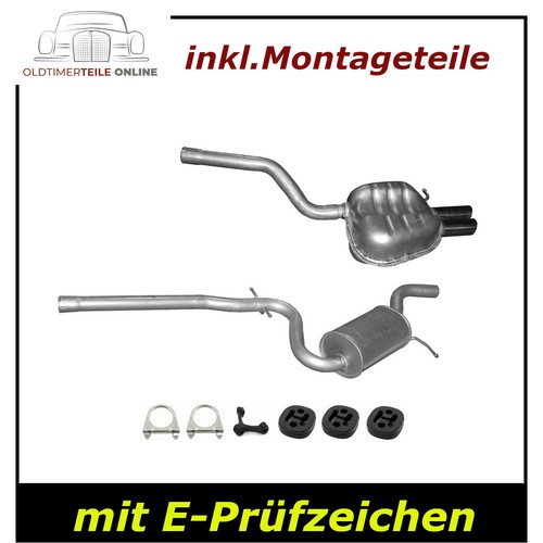 Auspuff set für - skoda, octavia