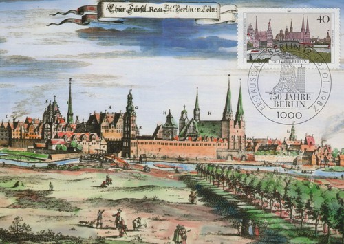 Maximumkarte berlin 1987 750 - maximumkarte,