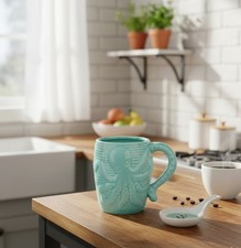 Türkis Tasse mit Oktopus | 3D