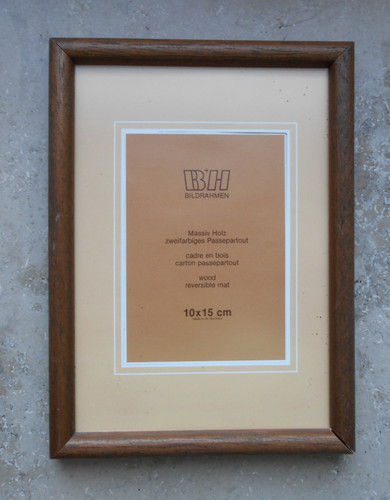 Bilderrahmen holz braun - holz,, mit
