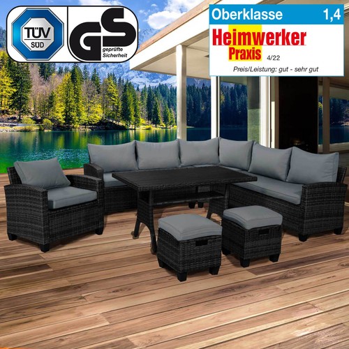 Brast poly rattan sitzgarnitur - brast,