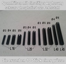 Spannhülsen, Spannstift
