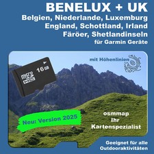 BENELUX UK Karte mit