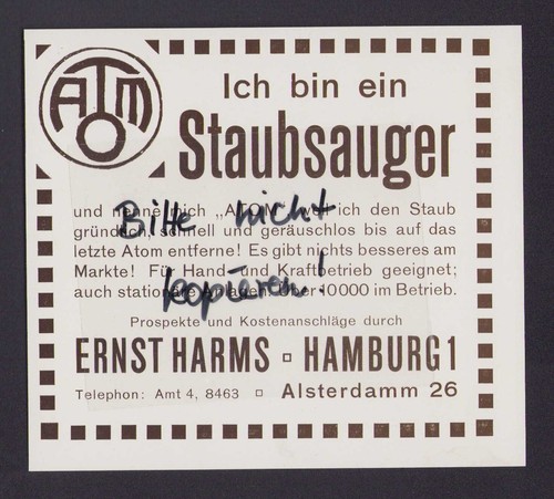 Hamburg werbung 1910 ernst - hamburg,, 1910,
