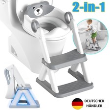 Toilettentrainer Toilettenstuhl Toilettensitz Sitz mit Treppe Leiter für Kinder