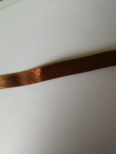 M satinband dunkelbraun - ca.,