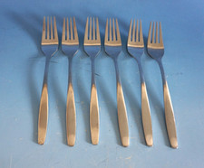 WMF Lüneburg Besteck 6 Menügabeln Tafelgabel Gabel Cromargan 19,6 cm (F025-1713)