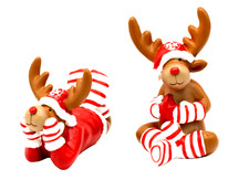 2-er Set Elch Figuren  1.FC