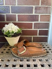 Birkenstock Madrid Big Buckle, Cognac, Naturleder geölt, Gr.39