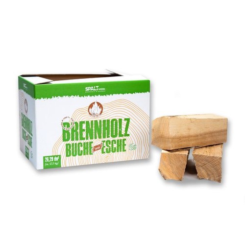 Brennholz karton 25cm 5dm - karton,
