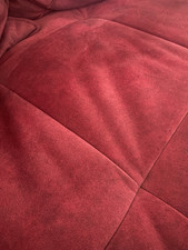 Bordeauxrotes samt sofa - bordeauxrotes,