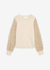 Pullover mit Pailletten Gr