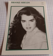 Schauspielerin BROOKE SHIELDS | Film-Star-Foto / Sammelbild-Karte #n476