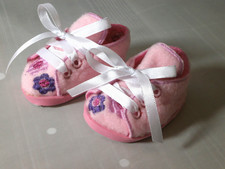 Puppen schuhe Sneaker Handarbeit für Sohlenlänge 5 cm  bis 7 cm (43 cm-45 cm)