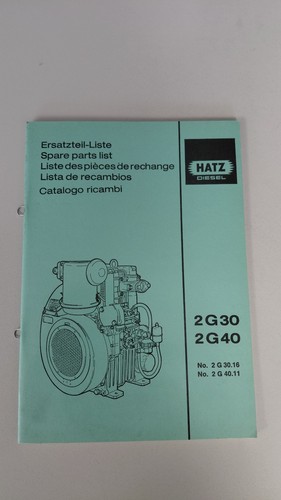Ersatzteil liste hatz - hatz, diesel