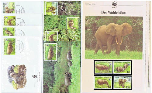 Wwf 1988 gabun der - gabun,