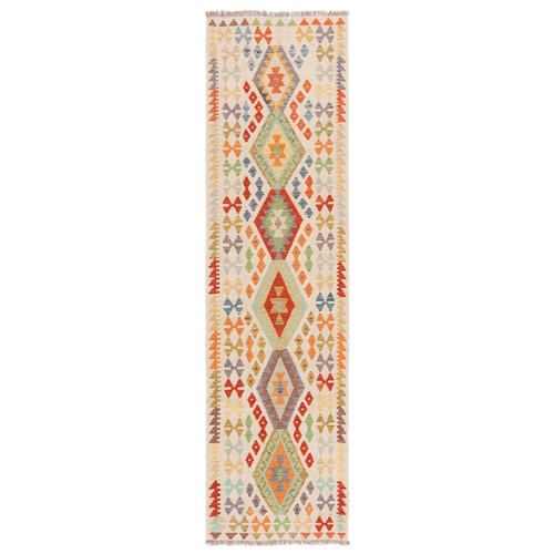 Kelim afghan 302x84 - 302x84, cm