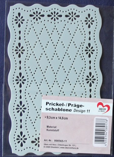 Prickel-/Prägeschablone