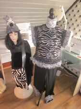 Kostüm Damen  Afrika Zebra