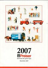 PREISER - Neuheiten 2007 - Prospekt Broschüre Katalog Modell Figuren - B17640