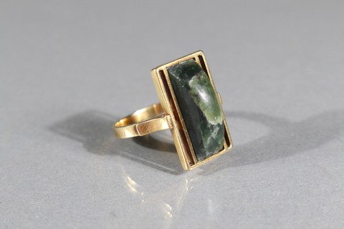Bauhaus art deco ring - ring, gold