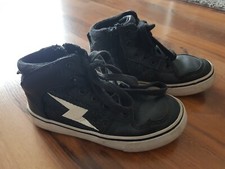 Turnschuhe Sneaker Chucks schwarz Gr. 29 m. Reißverschluss helle Sohle Top