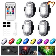 4 Stück RGB Auto LED Licht