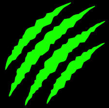 2x Monster Kralle 10x5cm