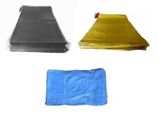 PP Gewebesäcke 50x80cm Schwarz/Gelb/Blau Getreidesack Laubsack Beutel Säcke