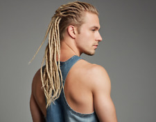 75/85cm 40 Stücke Dreadlocks 100% Human Hair Dreads Locs Haarverlängerungen.