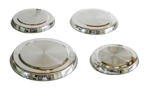Edelstahl herdabdeckplatte - 4x,
