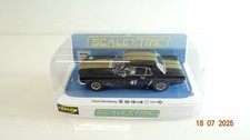 Scalextric Slot Auto Ford Mustang Classic schwarz gold siehe Foto CK9774