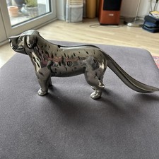 Nussknacker Hund Metall Schwer Vintage