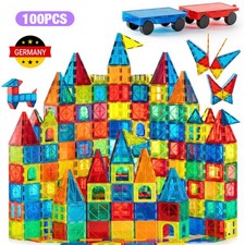 100PCS Blocks Magnetic Building Kinder Spielzeug Magnetische Bausteine Blöcke