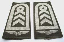 Rangabzeichen Luftwaffe Oberstabsfeldwebel weiß/oliv Schulter Klappen Schlaufen