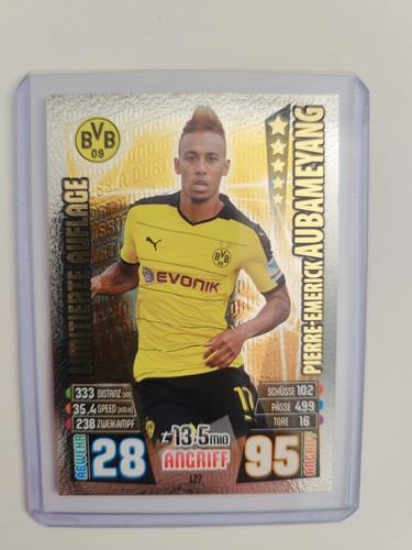 Match attax aubameyang - attax, 15/16