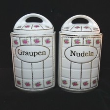 2 antike große Porzellan