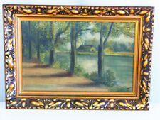 Ölbild Landschaft  32 x 24   Ölgemälde  Oil Painting auf Holz signiert