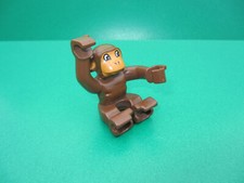 Lego 1x  Duplo Zootier Affe Schimpanse braun (071022M)