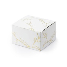 10 Geschenkboxen 6cm -  Geschenkschachtel Gastgeschenke Geschenkverpackung Weiß