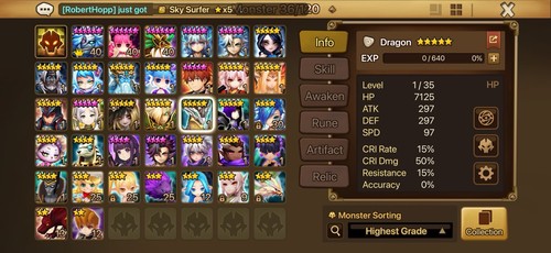 Summoners war starter ld5 - war,