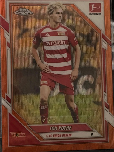 Tom rothe topps - topps, chrome